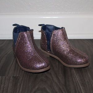 Multicolor Glitter Boots
